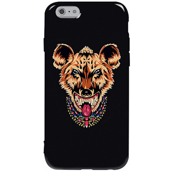 

Чехол-накладка TOTO Pure Tpu 2mm Print Case Apple iPhone 6/6s #26 Hyena Black