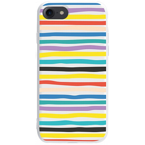 

Чехол-накладка TOTO Pure Tpu 2mm Print Case Apple iPhone 7/8 #19 Stroke White