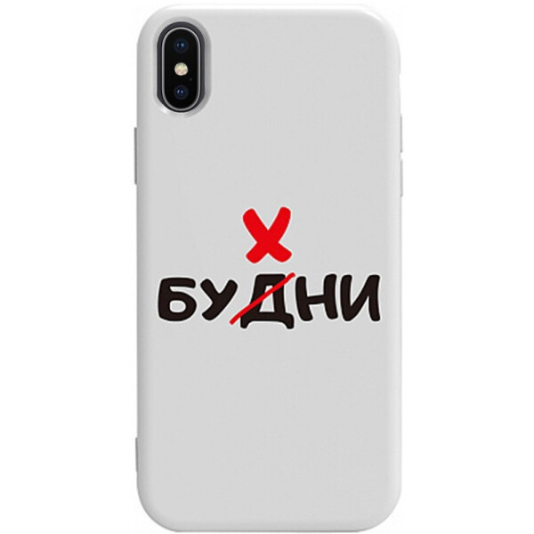 

Чехол-накладка TOTO Pure Tpu 2mm Print Case Apple iPhone X/XS #73 Buhni White