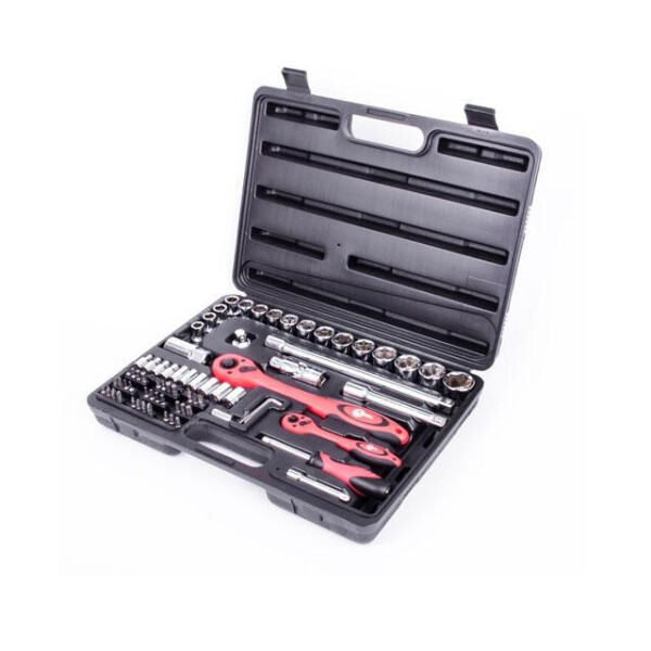 

Набор Инструмента 72Ед., 1/2" И 1/4", Cr-V Intertool Et-6072