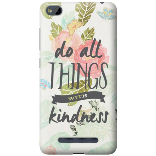 

Дизайнерский чехол Kindness для Xiaomi Redmi 4a (624203)