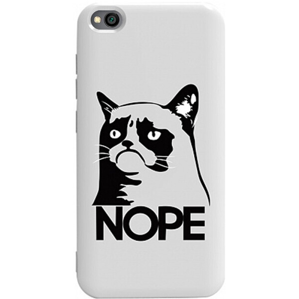 

Чехол-накладка TOTO Pure Tpu 2mm Print Case Xiaomi Redmi Go #4 Cat Nope White