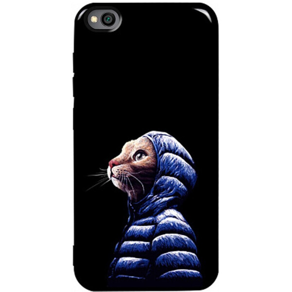 

Чехол-накладка TOTO Pure Tpu 2mm Print Case Xiaomi Redmi Go #76 Catcoat Black