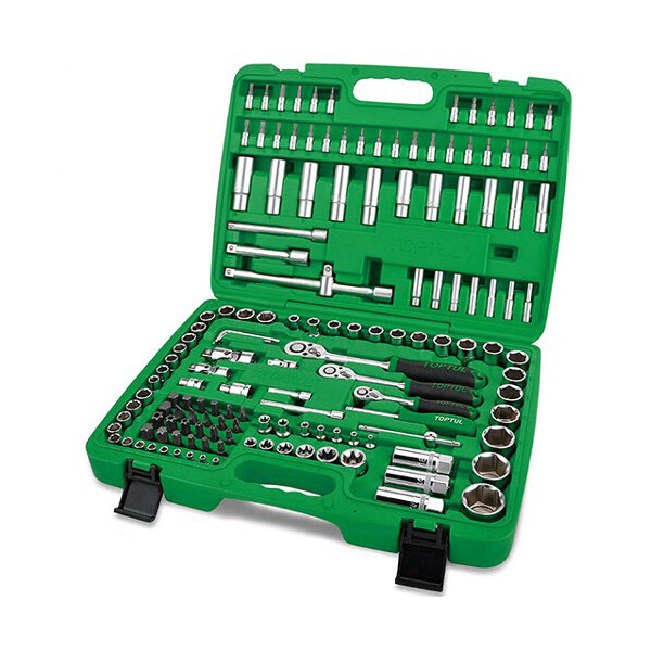 

Профессиональный Набор Инструмента 1/4", 3/8", 1/2" 151Ед. Toptul Gcai151R