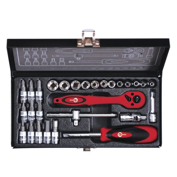 

Набор Инструмента 1/4" 28Ед ( Гол.4-13Мм, Биты 11Ед. ) Intertool Et-6028