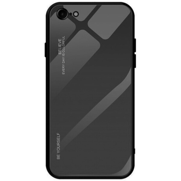 

Чехол-накладка TOTO Tempered Glass Phone Case Gradient для Apple iPhone 7/8 Black