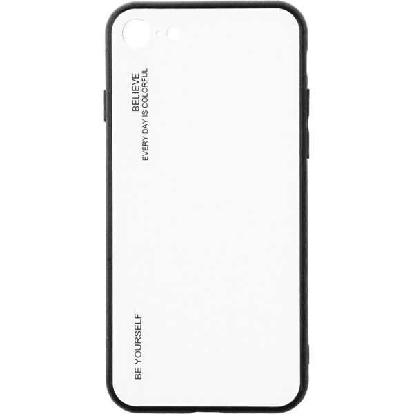 

Чехол-накладка TOTO Tempered Glass Phone Case Gradient для Apple iPhone 7/8 White