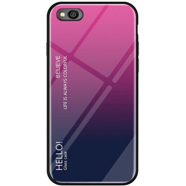 

Чехол-накладка TOTO Tempered Glass Phone Case Gradient для Xiaomi Redmi Go Purple