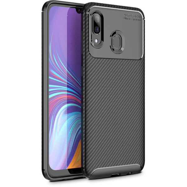 

Чехол-накладка TOTO TPU Carbon Fiber (1,5mm) Samsung Galaxy A30 (A305F) Black