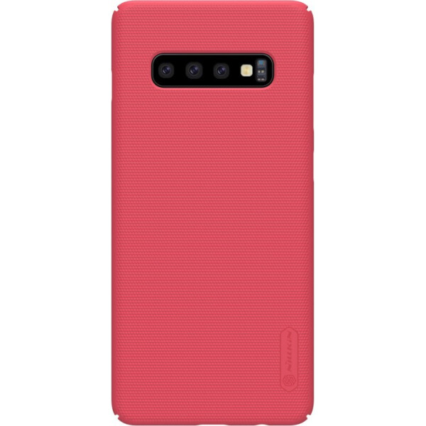 

Чехол-накладка Nillkin Super Frosted Shield Samsung Galaxy S10 (SM-G973) Red