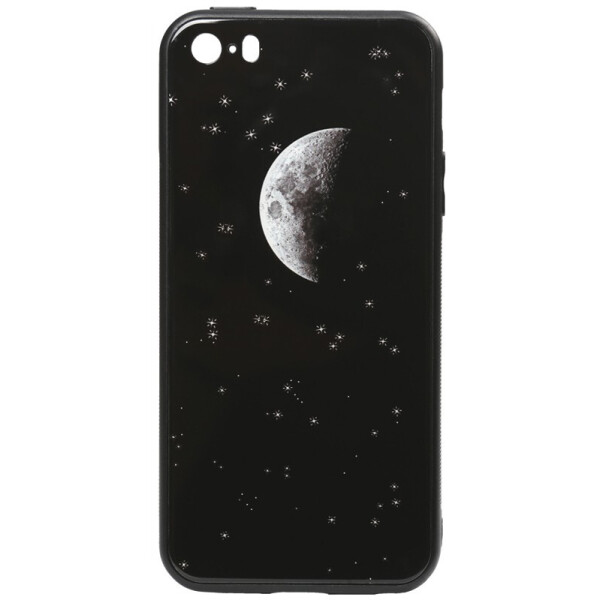 

Чехол-накладка TOTO Cartoon Print Glass Case для Apple iPhone SE/5S/5 Starry Sky