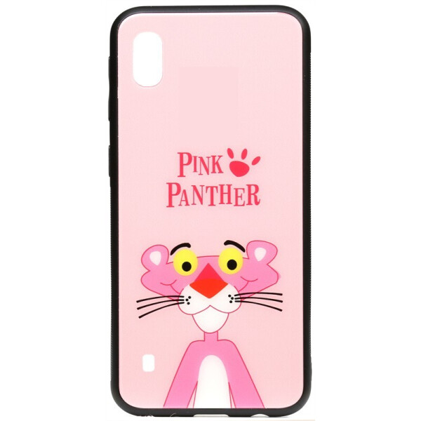 

Чехол-накладка TOTO Cartoon Print Glass Case для Samsung Galaxy A10 Pink Panther