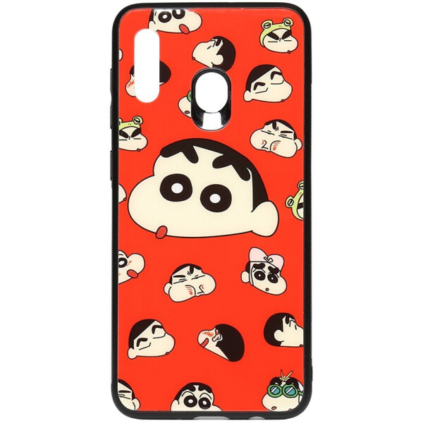 

Чехол-накладка TOTO Cartoon Print Glass Case для Samsung Galaxy A20/A30 A monkey