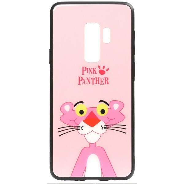 

Чехол-накладка TOTO Cartoon Print Glass Case для Samsung Galaxy S9+ Pink Panther