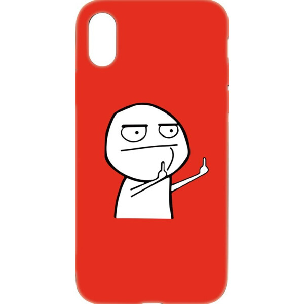 

Чехол-накладка TOTO Cartoon Soft Silicone TPU Case Apple iPhone X/Xs FK2 Red