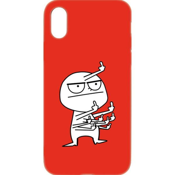 

Чехол-накладка TOTO Cartoon Soft Silicone TPU Case Apple iPhone X/Xs FK9 Red