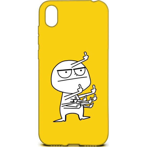 

Чехол-накладка TOTO Cartoon Soft Silicone TPU Case Huawei Y5 2019 FK9 Yellow