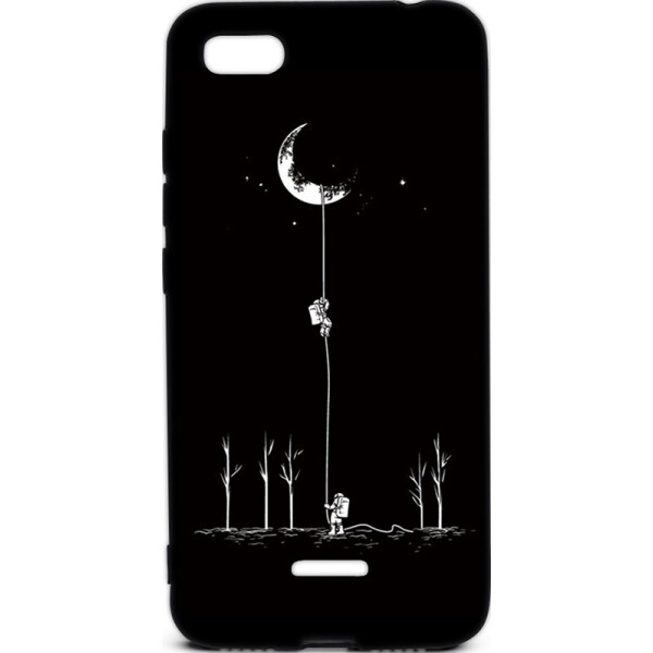

Чехол-накладка TOTO Cartoon Soft Silicone TPU Case Xiaomi Mi 9 SE Moon Black