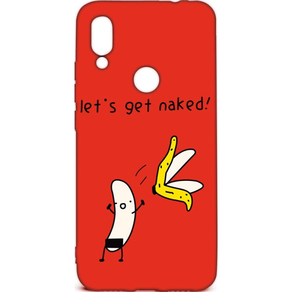 Чехол-накладка TOTO Cartoon Soft Silicone TPU Case Xiaomi Redmi 7 Banana Red