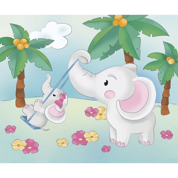 

Роспись По Холсту ";под Пальмами"; 25*30См 7163/2