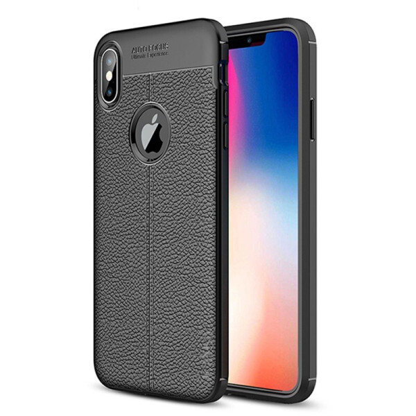 

Чехол-накладка Ipaky TPU Litchi Stria Series Case Apple iPhone XS Max Black