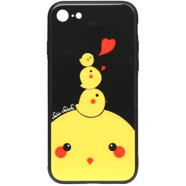 

Чехол-накладка TOTO Cartoon Print Glass Case для Apple iPhone 7/8 Chicken Chick