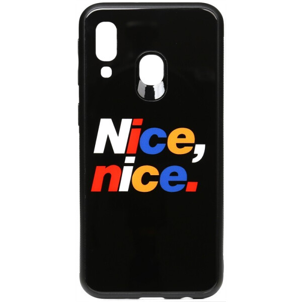 

Чехол-накладка TOTO Cartoon Print Glass Case для Samsung Galaxy A40 Nice, nice.