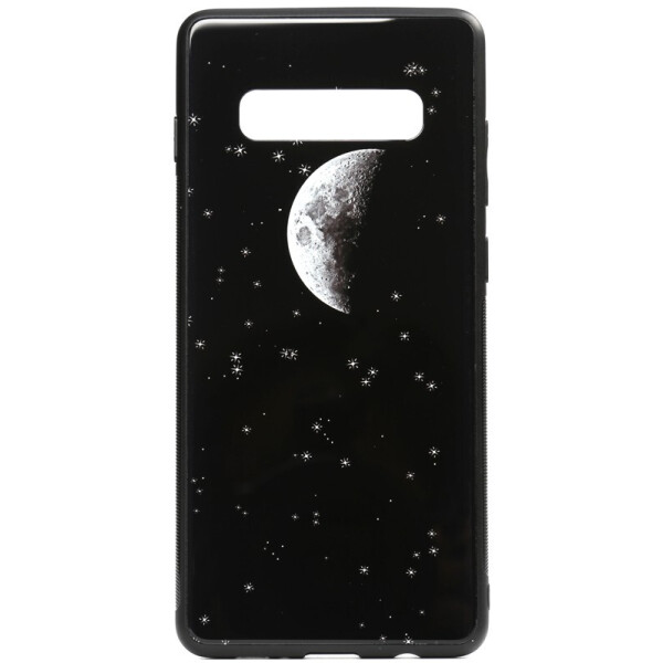 

Чехол-накладка TOTO Cartoon Print Glass Case для Samsung Galaxy S10+ Starry Sky