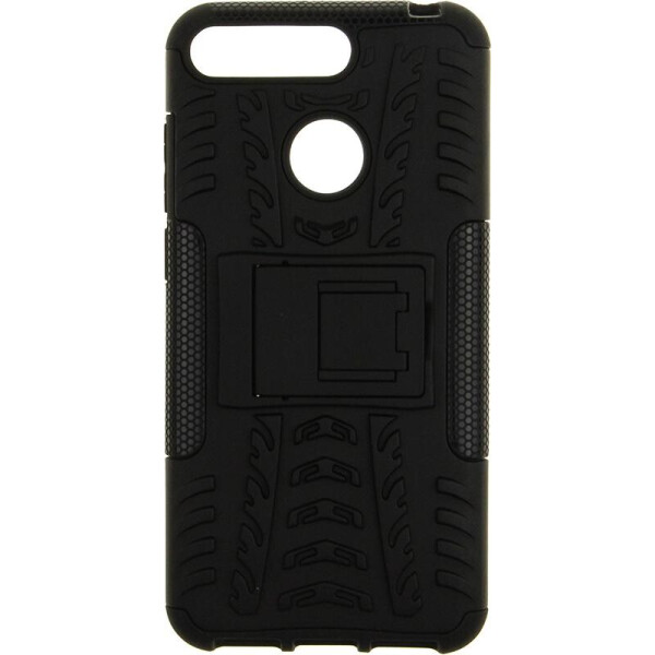 

Чехол-накладка TOTO Dazzle kickstand 2 in 1 phone case для Huawei Y6 2018 Black