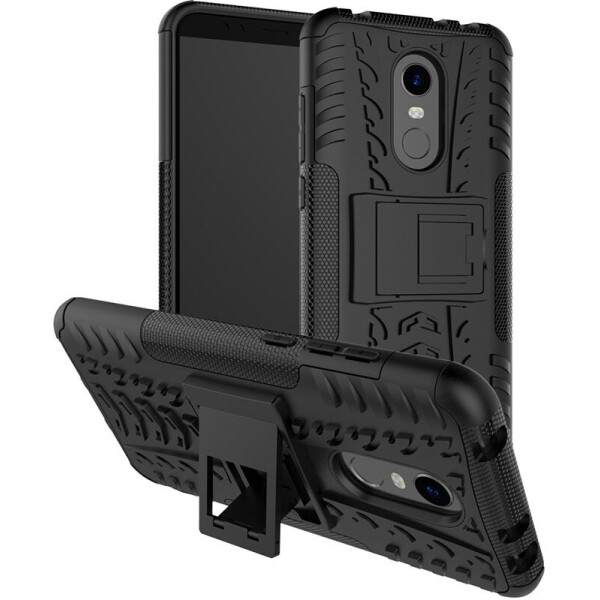

Чехол-накладка TOTO Dazzle kickstand 2 in 1 phone case для Xiaomi Redmi 5 Black