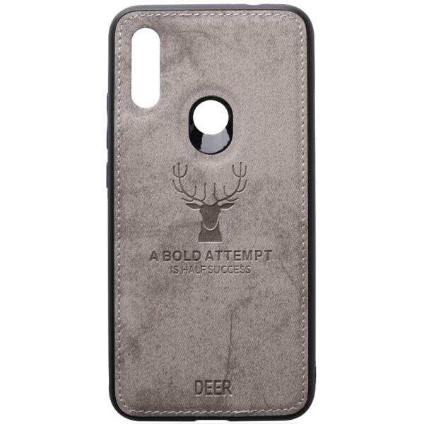 

Чехол-накладка TOTO Deer Shell With Leather Effect Case для Xiaomi Redmi 7 Grey