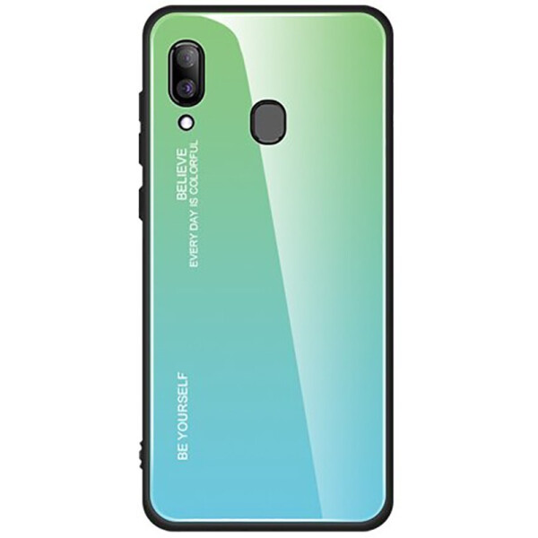 

Чехол-накладка TOTO Glass Case Gradient для Samsung Galaxy A40 (A405) Turquoise