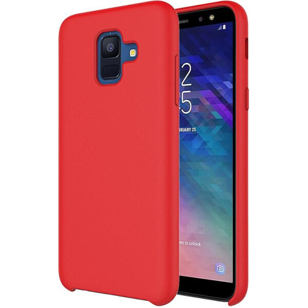 

Чехол-накладка TOTO Liquid Silicone case Samsung Galaxy A6 2018 (A600F) Red