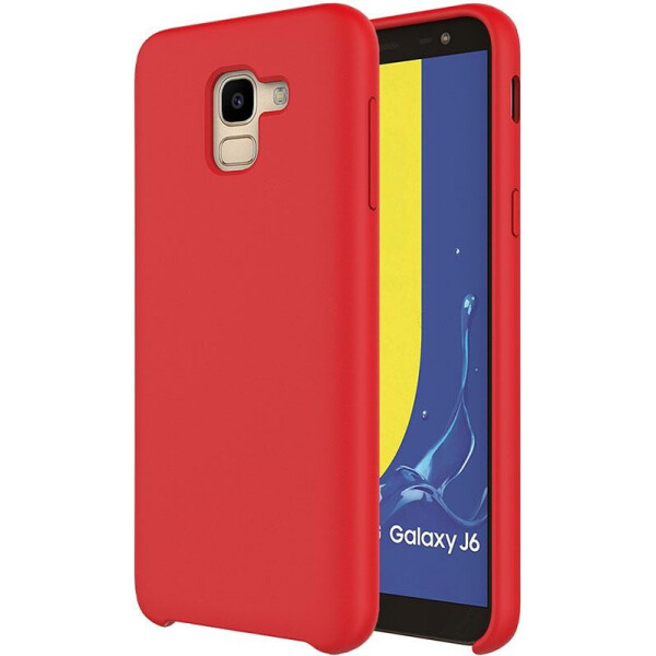 

Чехол-накладка TOTO Liquid Silicone case Samsung Galaxy J6 2018 (J600F) Red