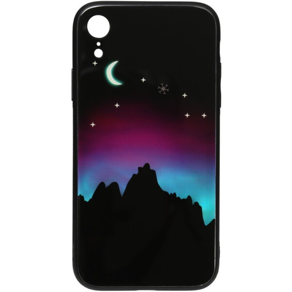 

Чехол-накладка TOTO Night Light Print Glass Case для Apple iPhone Xr Young Moon