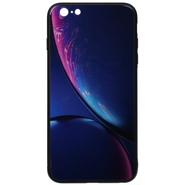 

Чехол-накладка TOTO Print Glass Space Case для Apple iPhone 6 Plus/6S Plus Blue