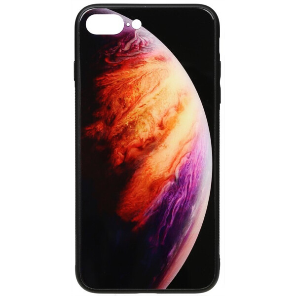 

Чехол-накладка TOTO Print Glass Space Case для Apple iPhone 7 Plus/8 Plus Lilac