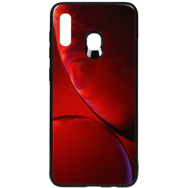 

Чехол-накладка TOTO Print Glass Space Case для Samsung Galaxy A20/A30 Rubin Red
