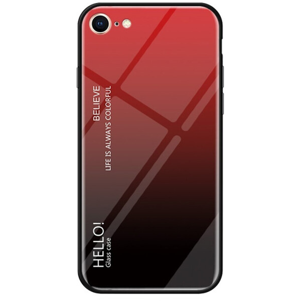 

Чехол-накладка TOTO Tempered Glass Phone Case Gradient для Apple iPhone 7/8 Red