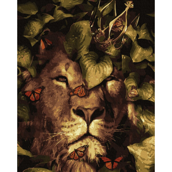 

Картина По Номерам. Brushme "собранность Царя Зверей" Gx35640