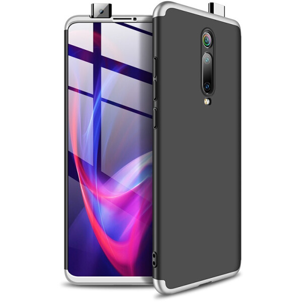 

Чехол-накладка GKK 3 in 1 Hard PC Case Xiaomi Mi 9T/Redmi K20 Silver/Black