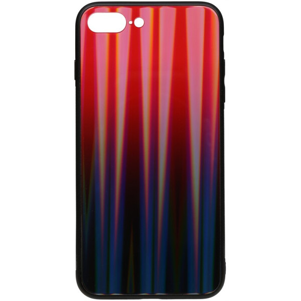 

Чехол-накладка TOTO Aurora Print Glass Case для Apple iPhone 7 Plus/8 Plus Red