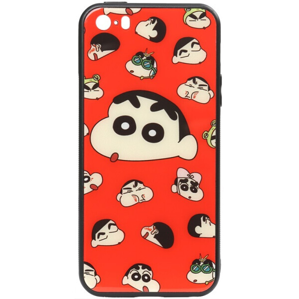 

Чехол-накладка TOTO Cartoon Print Glass Case для Apple iPhone SE/5S/5 A monkey