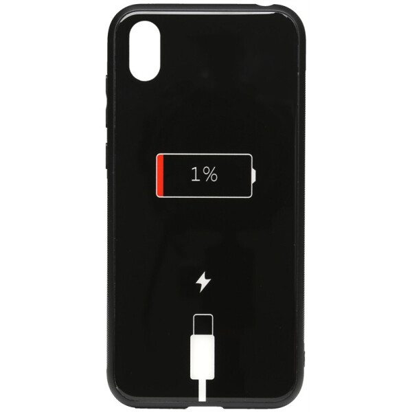 

Чехол-накладка TOTO Cartoon Print Glass Case для Huawei Y5 2019 Battery Charge