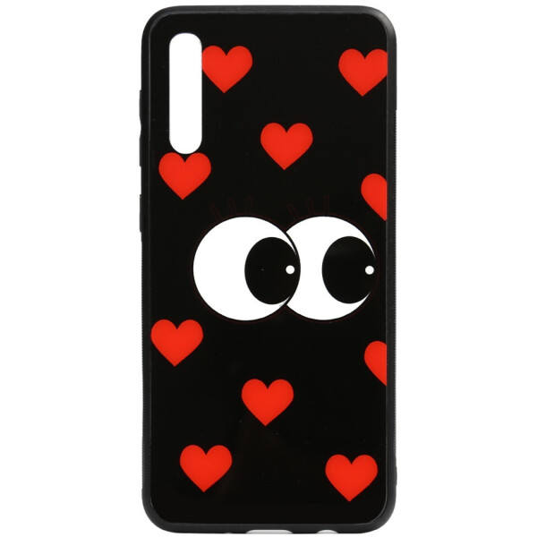 

Чехол-накладка TOTO Cartoon Print Glass Case для Samsung Galaxy A50 Just Eatit