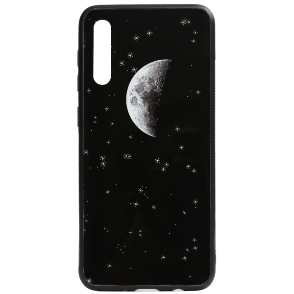 

Чехол-накладка TOTO Cartoon Print Glass Case для Samsung Galaxy A70 Starry Sky