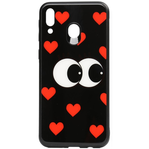 

Чехол-накладка TOTO Cartoon Print Glass Case для Samsung Galaxy M20 Just Eatit