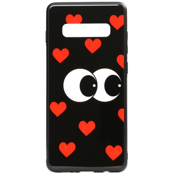

Чехол-накладка TOTO Cartoon Print Glass Case для Samsung Galaxy S10 Just Eatit