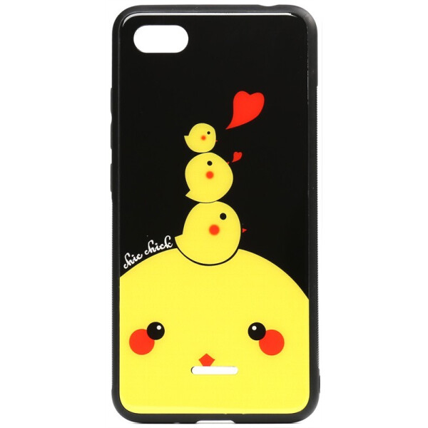 

Чехол-накладка TOTO Cartoon Print Glass Case для Xiaomi Redmi 6A Chicken Chick