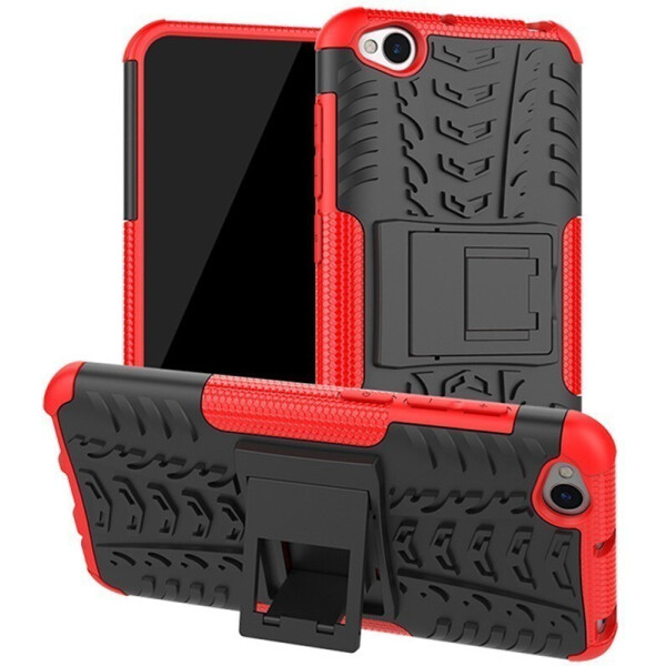 

Чехол-накладка TOTO Dazzle kickstand 2 in 1 phone case для Xiaomi Redmi Go Red